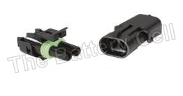 Waterproof Wire connectors 2-way Male + Female 20a PKT
