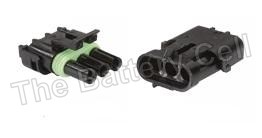 Waterproof Wire connectors 3-way Male + Female 20a PKT