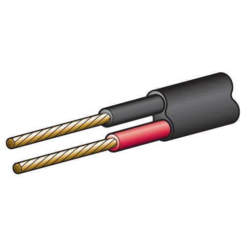 Twin Sheath Cable 3mm diameter double insulated 10A