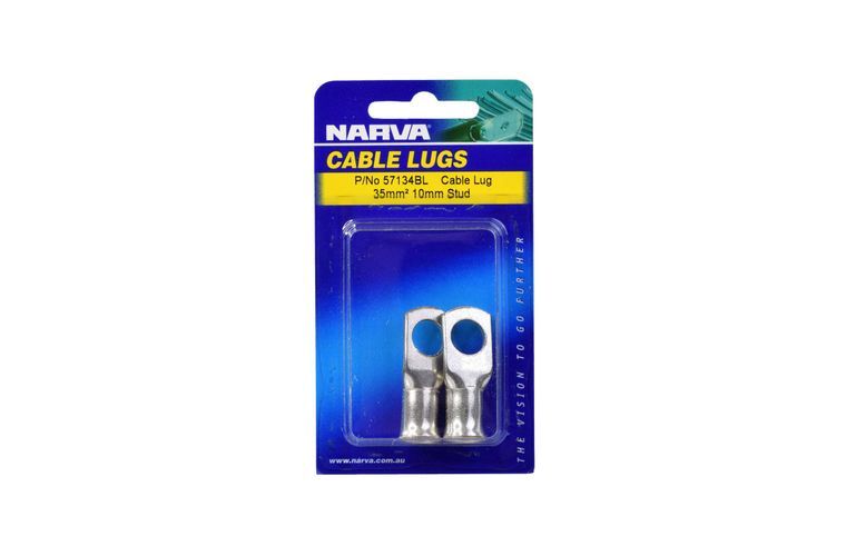 35MM2 10MM STUD FLARED ENTRY CABLE LUG (2 Pack)