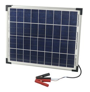 12V 20W Solar Panel with Clips 'Ready to go'