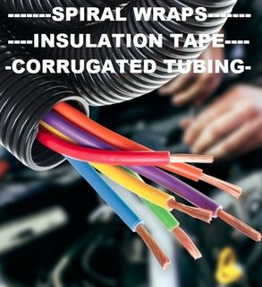 Tubing Conduit  Spiral Wrap and Insulation Tape