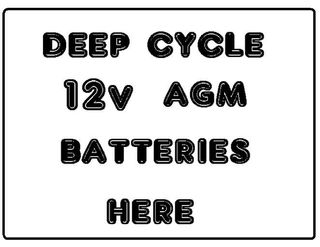 AGM Batteries 12v 40Ah and Higher