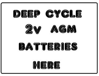 Deep Cycle AGM 2V cells