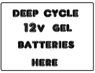 Gel 12v Batteries