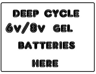 Gel 6v Batteries