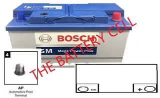 58515 / DIN85ZLMF 750CCA European Car Battery