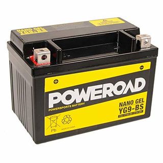 YTX9-BS Poweroad YG9BS 12v Motorcycle Battery
