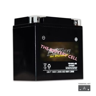 YB19CL-BS YB16CL-B YG19CL-BS 12v Motorcycle Battery