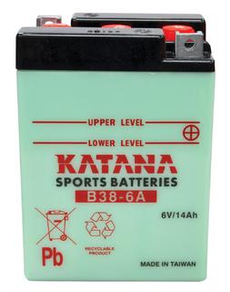 B38-6A KATANA Motorcycle battery 6v