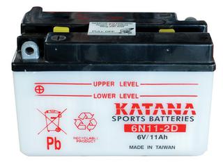 6N11-2D KATANA 6V Motorcycle Battery