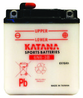 6N6-3B KATANA 6v Motorcycle Battery