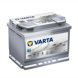 VARTA AGM/SILVER 12V Car battery D52, 560 901 068, DIN55LH (Cycling and/or starting)