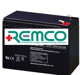 12V 10ah SLA, VRLA, AGM sealed Battery REMCO