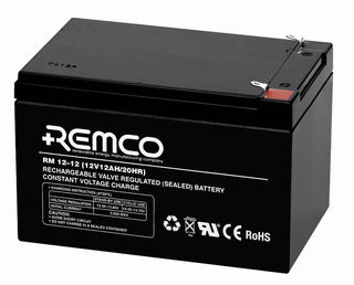 12V 12ah SLA, VRLA, AGM sealed Battery REMCO