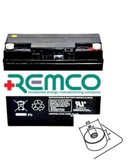 12V 20ah SLA, VRLA, AGM sealed Battery REMCO