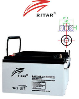 12V 65ah SLA, VRLA, AGM sealed Battery RITAR F11