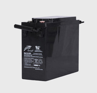 12V 55ah SLA, VRLA, AGM sealed Battery RITAR F12 -FRONT TERMINALS
