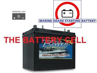 M24 sized Marine Start Battery 12v 750cca