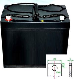 12v 75ah AGM Battery