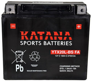 YTX20L-BS Katana Sports Battery