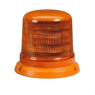 Narva Eurotech AMBER L.E.D Strobe/Rotator, 6 Selectable Flash Patterns, Flange Base CLASS 2 (free delivery)