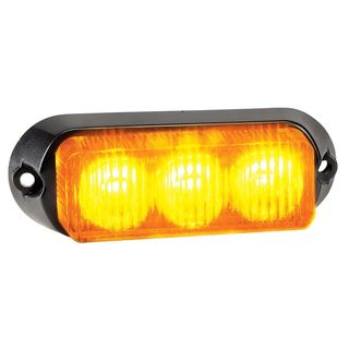 High Powered L.E.D Warning Light (Amber) - 3 x 1 Watt L.E.Ds