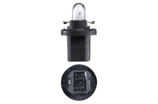 24V 1.2W B8.5D (BAX 10D) GREY BASE DASH PANEL GLOBES -box of 10