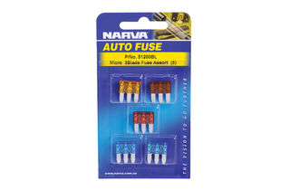 MICRO 3 BLADE FUSE ASSORTMENT (Blister pack of 5)