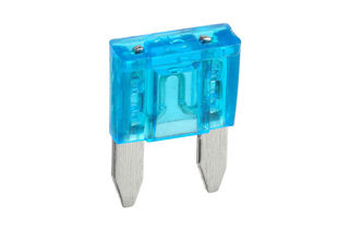 15 AMP BLUE MINI BLADE FUSE (Blister pack of 5)