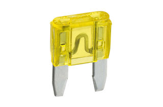 20 AMP YELLOW MINI BLADE FUSE (Blister pack of 5)