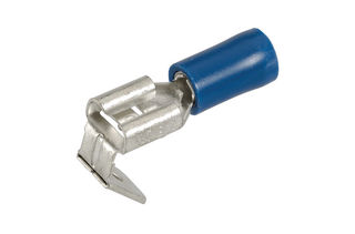 6.3 X 0.8MM MALE/ FEMALE CONNECTOR BLUE
