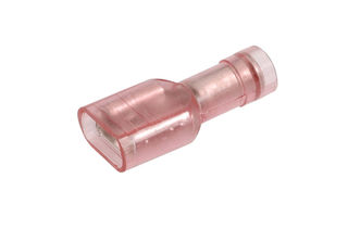 6.3 X 0.8MM FEMALE BLADE TERMINAL RED (INSULATED)