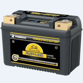 PLFP-14BR Poweroad Lithium Powersports 12V 280CCA battery