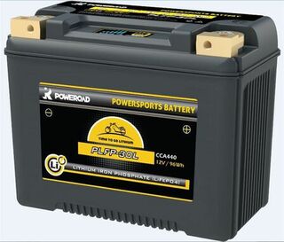PLFP-30L Poweroad Lithium Powersports 12V 440CCA battery