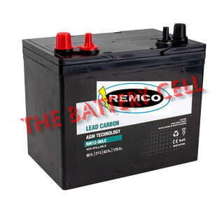 12V 90Ah Lead Carbon AGM REMCO Deep Cycle Battery