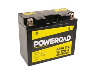 YT12A-BS Poweroad YG12B-4 12v Motorcycle Battery