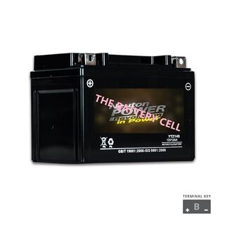 YTZ14S YTZ12S YG14ZS YG12ZS 12v Motorcycle Battery
