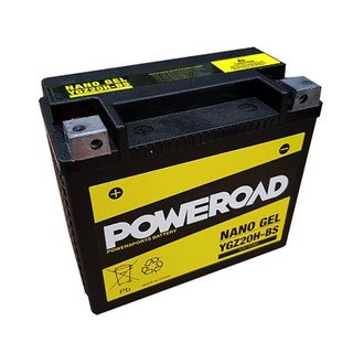Poweroad YGZ20H-BS 12v Big Engine Motorcycle Battery