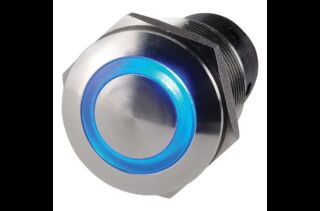 OFF/ON LED PUSH BUTTON SWITCH (BLUE)