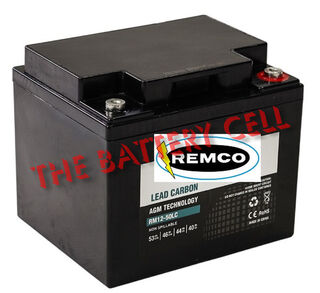 12V 53AH AGM-CARBON CYCLING REMCO BATTERY