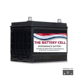 THE BATTERY CELL N50/57MF Maintenance Free Car Battery 600CCA