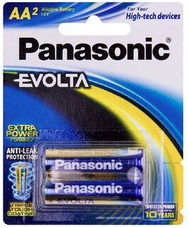 Panasonic Evolta AA Batteries - 2 Pack