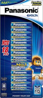 Panasonic Evolta AAA Batteries - 18 Pack - LR03EG/18B