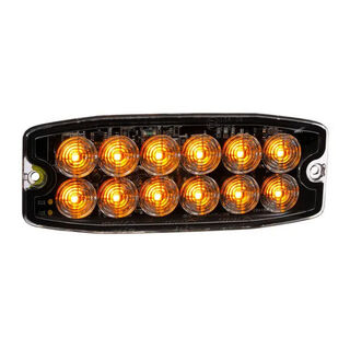 12/24V Super Slim Double Row LED Self Contained Warning Light