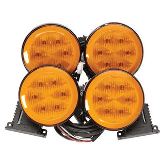24 Volt LED School Bus Warning System -Amber