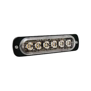12/24 VOLT UNDERCOVER LOW PROFILE L.E.D WARNING LAMP -RED
