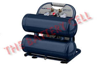 TWIN STACK 1HP OIL FREE COMPRESSOR 17L TANKS