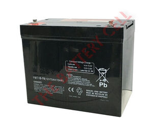 12V 75Ah AGM Deep Cycle Battery