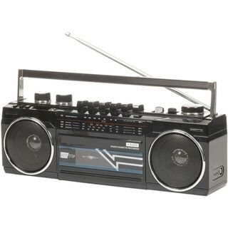 Boom Box with Cassette, Bluetooth and AM/FM Radio
